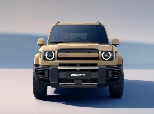 iCARV27v27有点帅的哈！有点像丰田，又有点像路虎卫士，但是融合的又很好