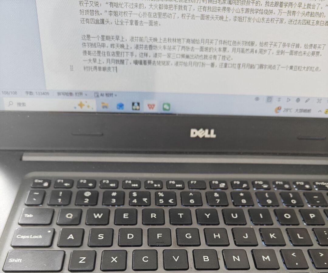长篇小说已经写了三个月了，到前天为止写了133409字。开始雄心勃勃每天写四五千