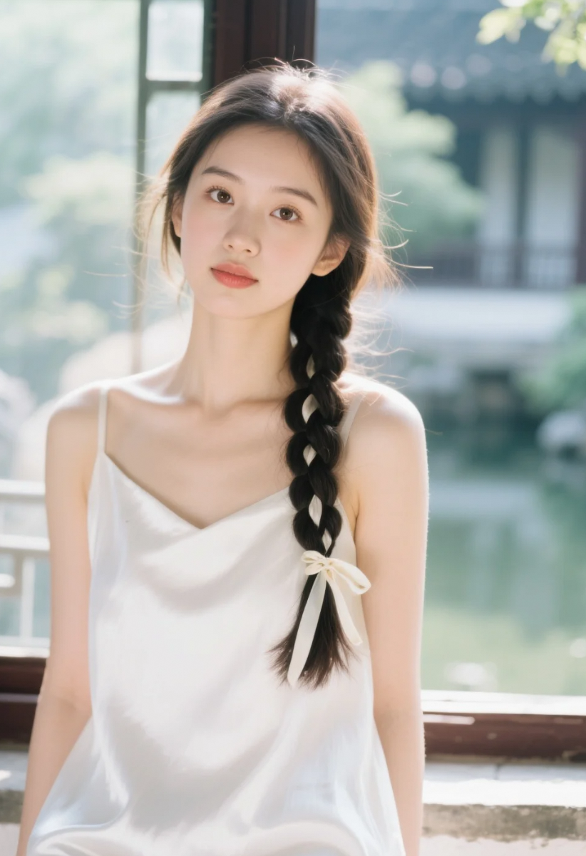 白裙如云，她是人间四月的清甜注解