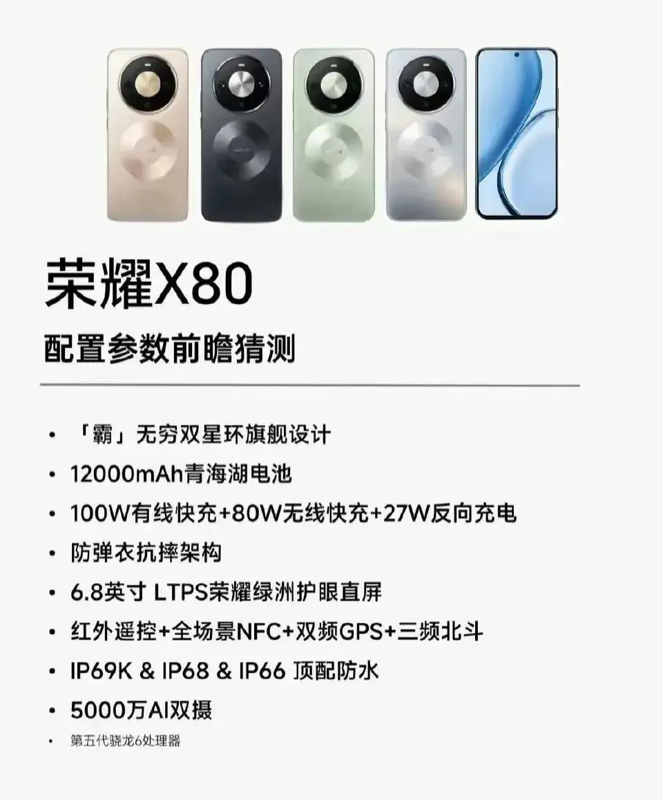 华为Mate80青春版实锤！荣耀X80千元机价位干翻旗舰荣耀X80这波直接