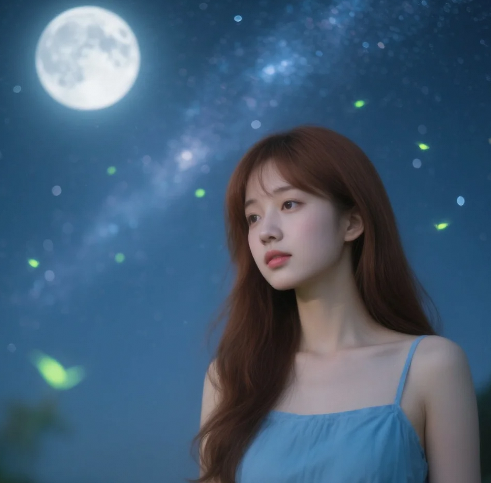 在这片浩瀚星空中，她是那颗最璀璨的星星。