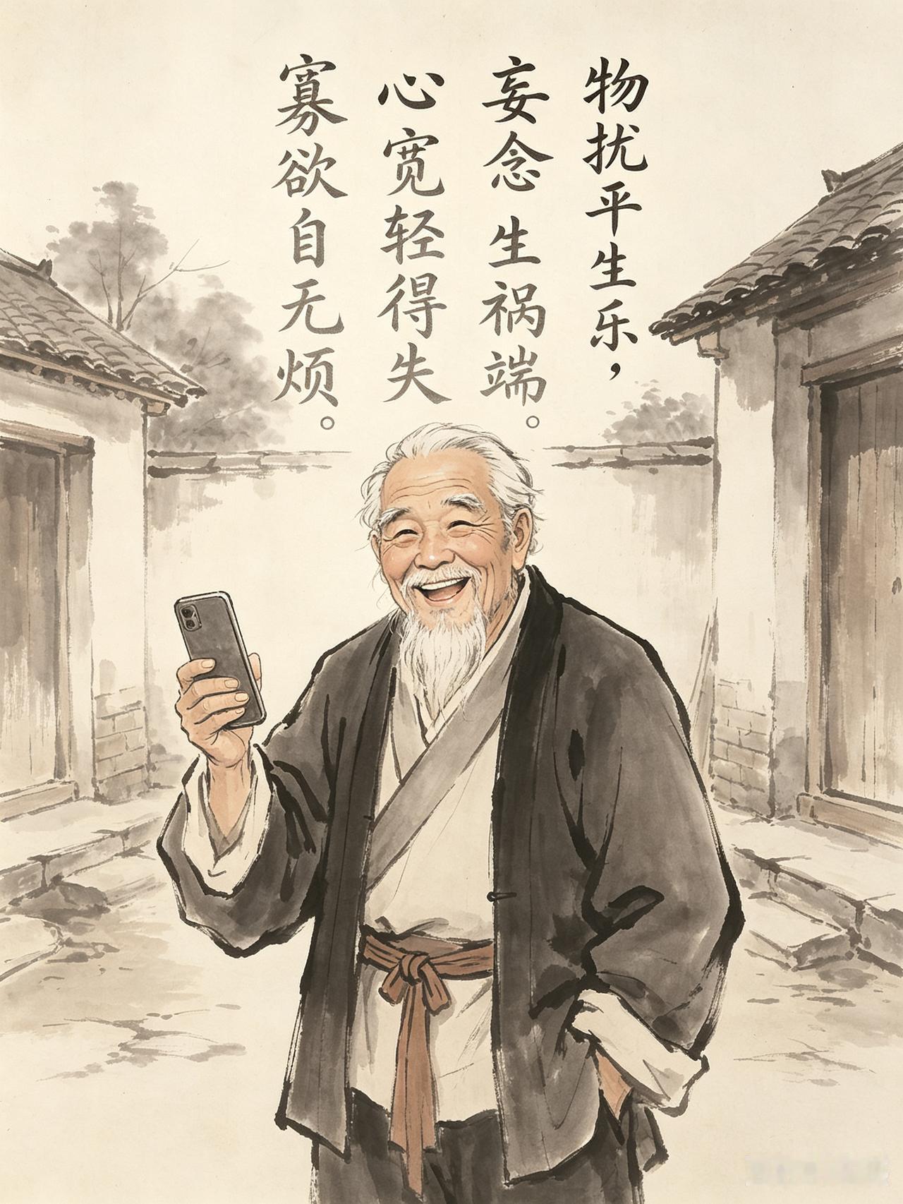 小故事添病俺村张老三，是个光棍汉，出进总一人，非常之孤单，