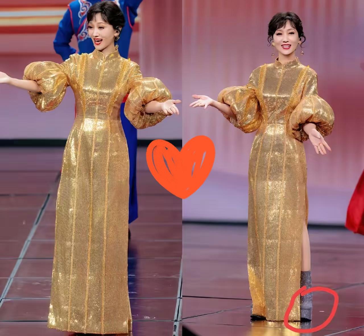 我宣布，比刘晓庆更离谱的人出现了，那就是73岁的赵雅芝！元宵晚会一亮相直接惊