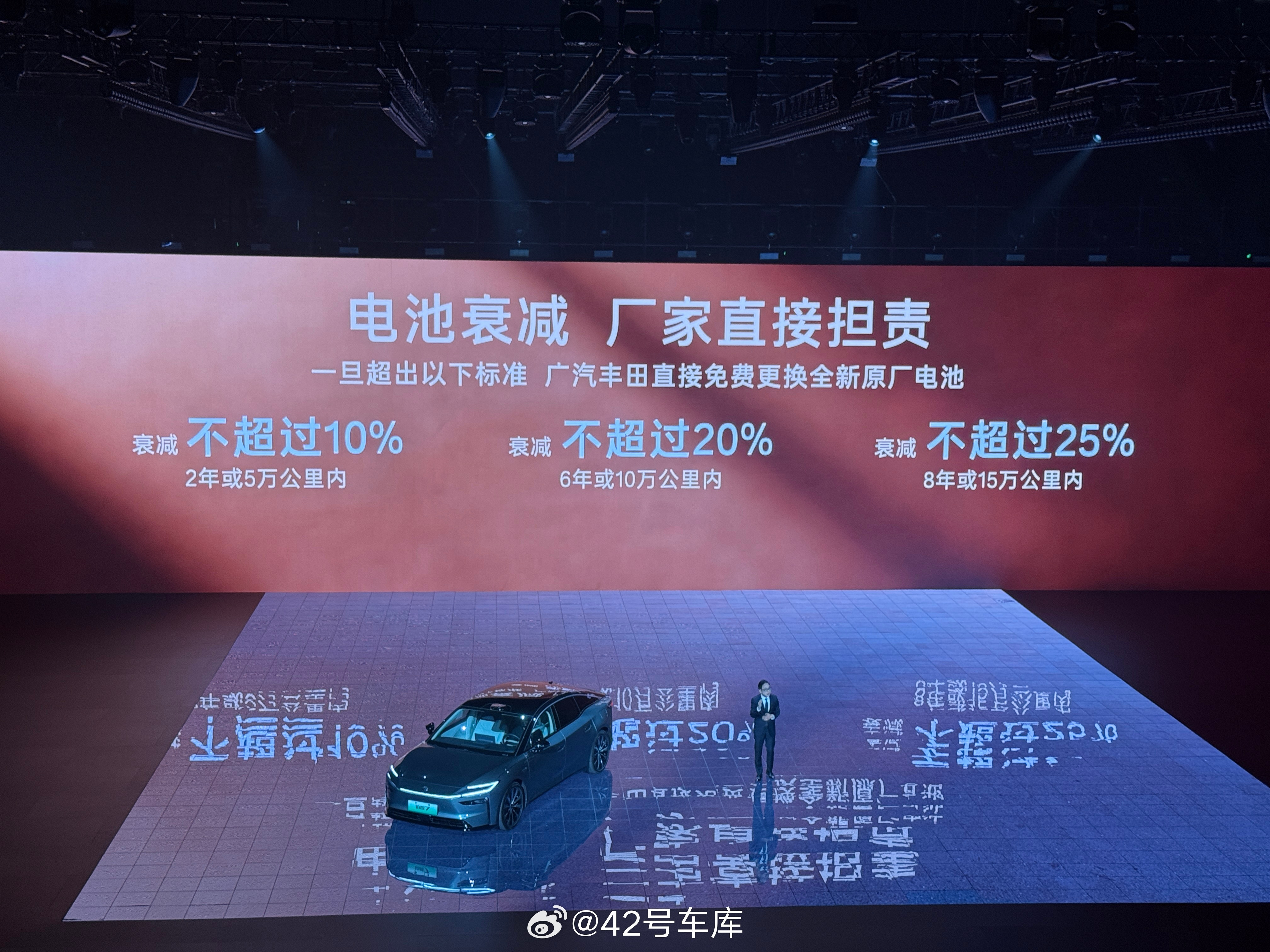 电车两个最大的痛点，丰田都帮着兜底了。能看出来丰田对铂智7这台车信心满满啊。就