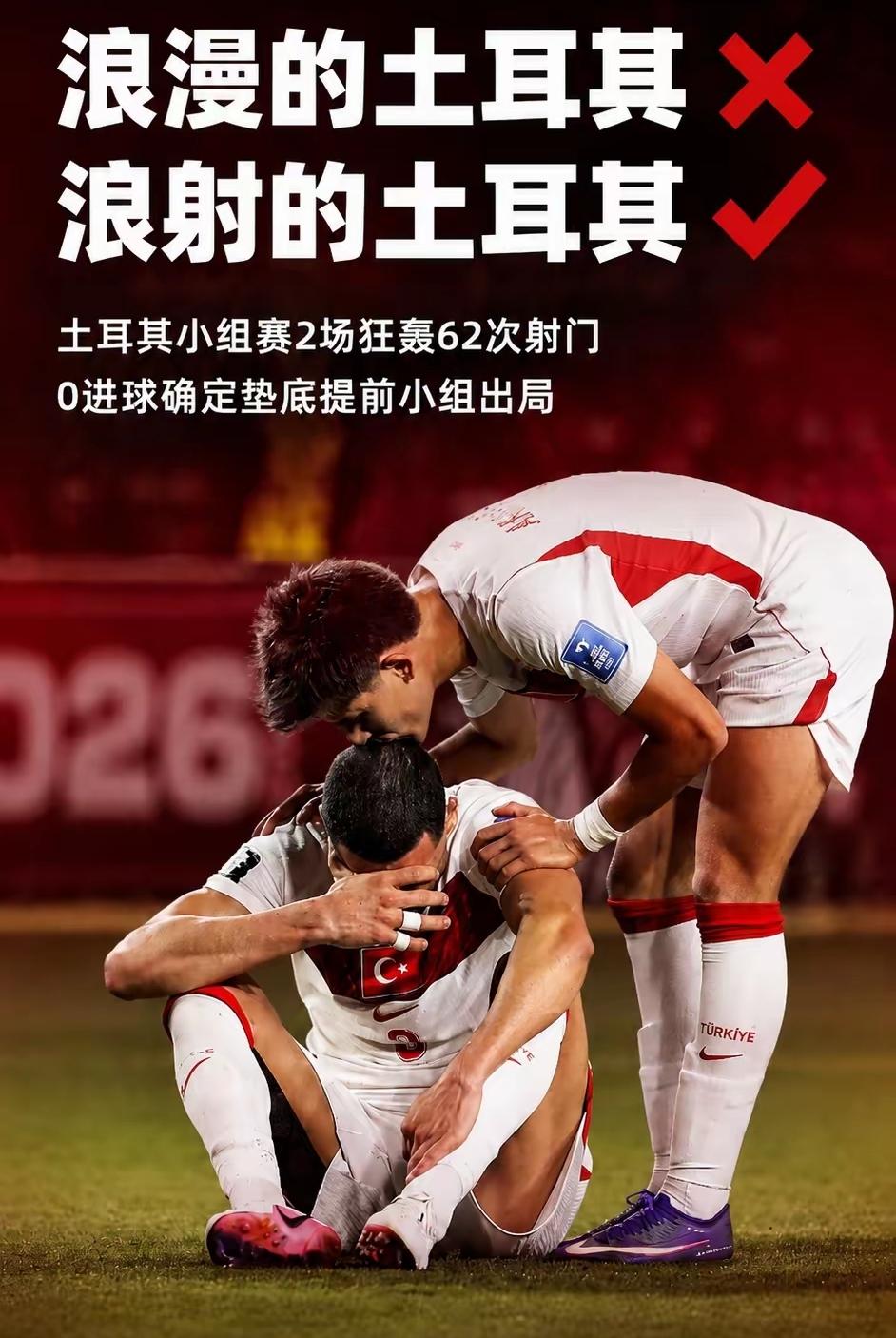 土耳其成为美加墨世界杯第一支被淘汰的球队，一点都不冤……！“浪漫土耳其”成了