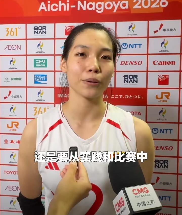 庄宇珊那句话听了好让人伤感啊！9月22日晚，在中国女排亚运会决赛3比0完胜日本队