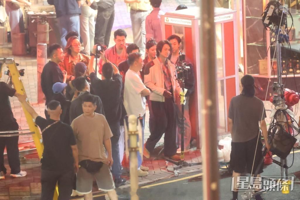星岛：九龙城寨之终章尖东封街拍摄刘俊谦饰演的信一升级挑大梁TysonYoshi