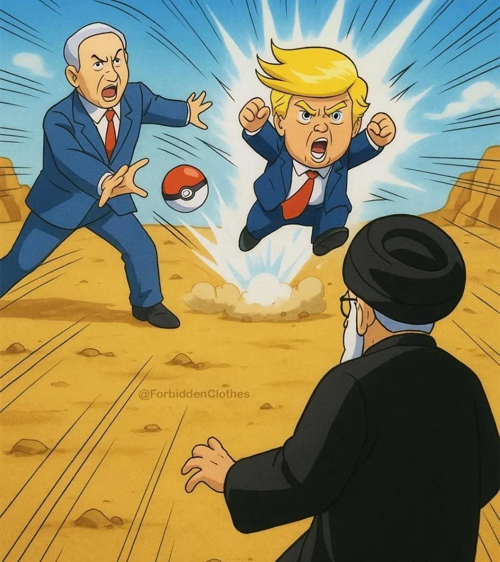 特朗普：谁还不是个宝宝……这漫画谁画的，笑死了……讽刺漫画的精髓要素，这幅拿