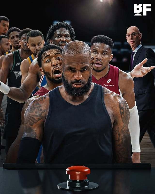 在NBA总裁萧华对詹姆斯拖延NBA赛程安排表示担忧之后，名记BrianWind