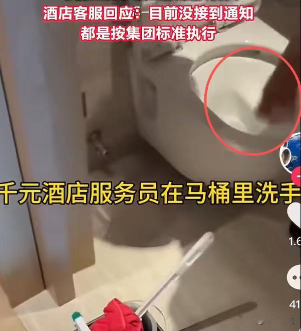 浙江杭州，网友去酒店里开房，预定的是豪华客房一晚1000元，正好看到阿姨在给房间