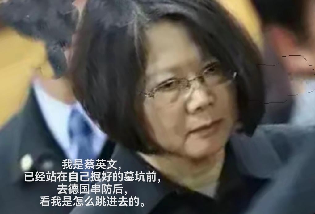 “自掘坟墓前的最后一跳”，蔡英文11月8—10日窜访德国并发表“台独”演讲，无疑