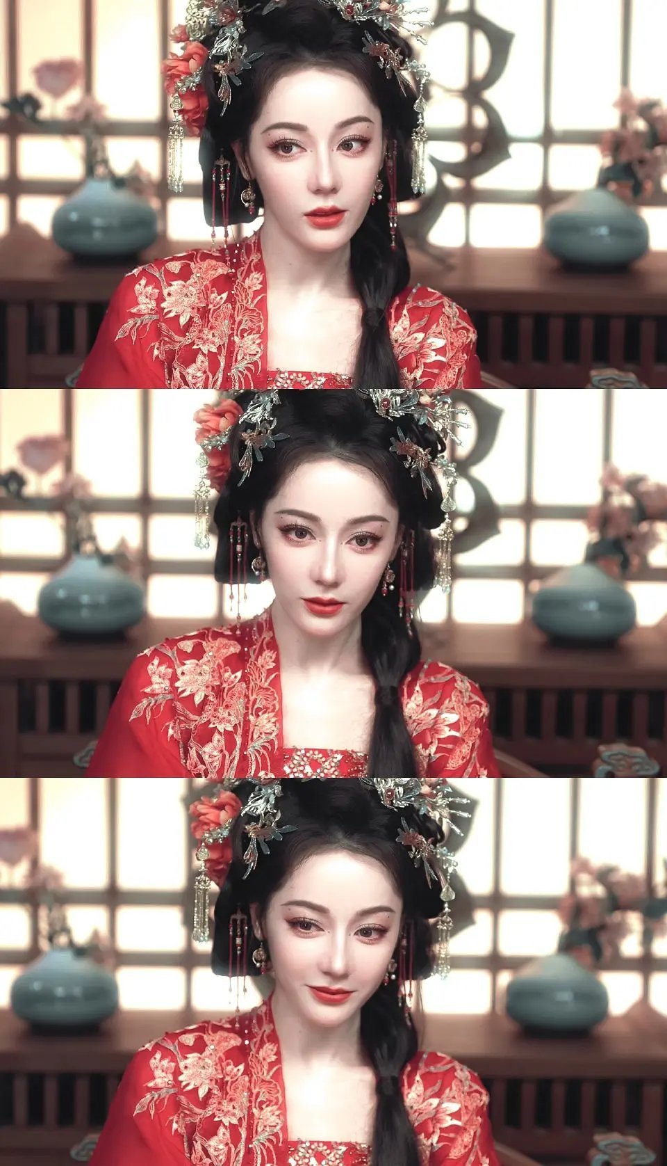 迪丽热巴花魁造型美的太超过了吧