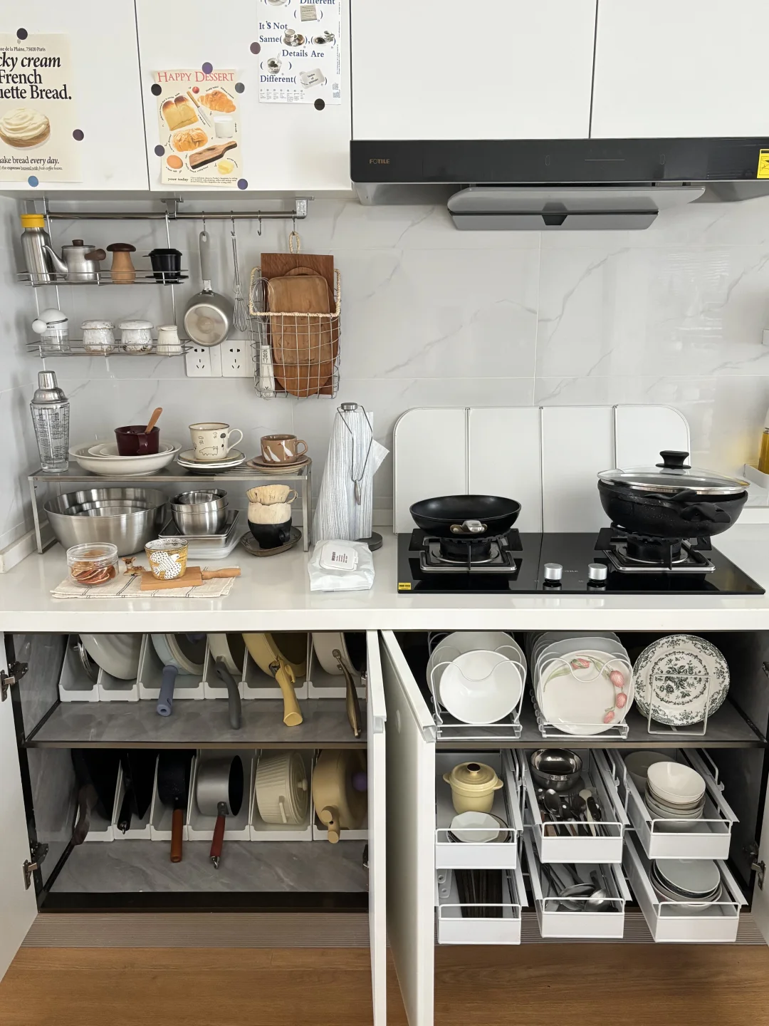 长期主义｜好喜欢我收纳好的干净厨房呀💫