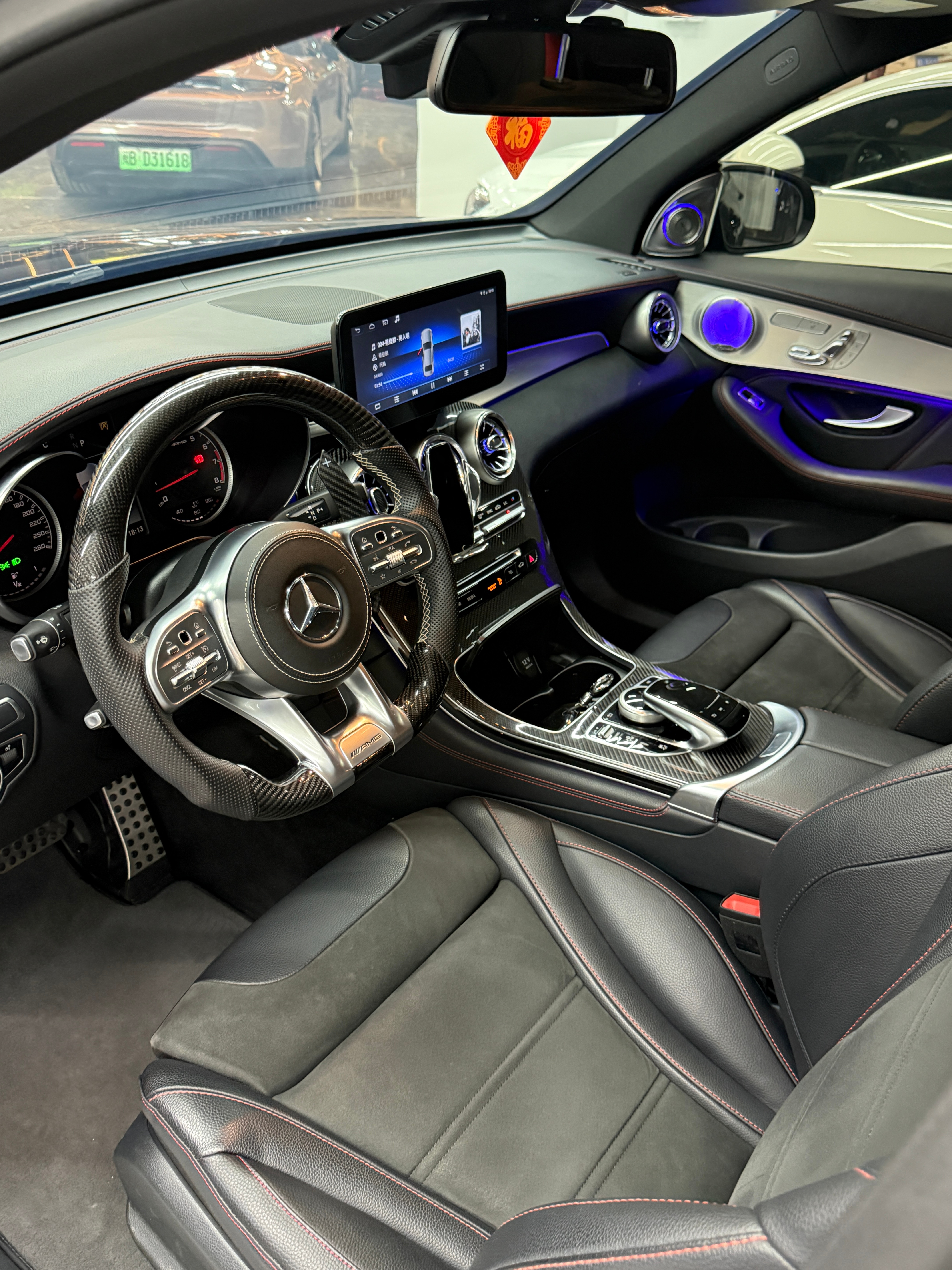 十几万拿下3.0T六缸AMGGLC43新到19年奔驰AMG GLC43 标志性