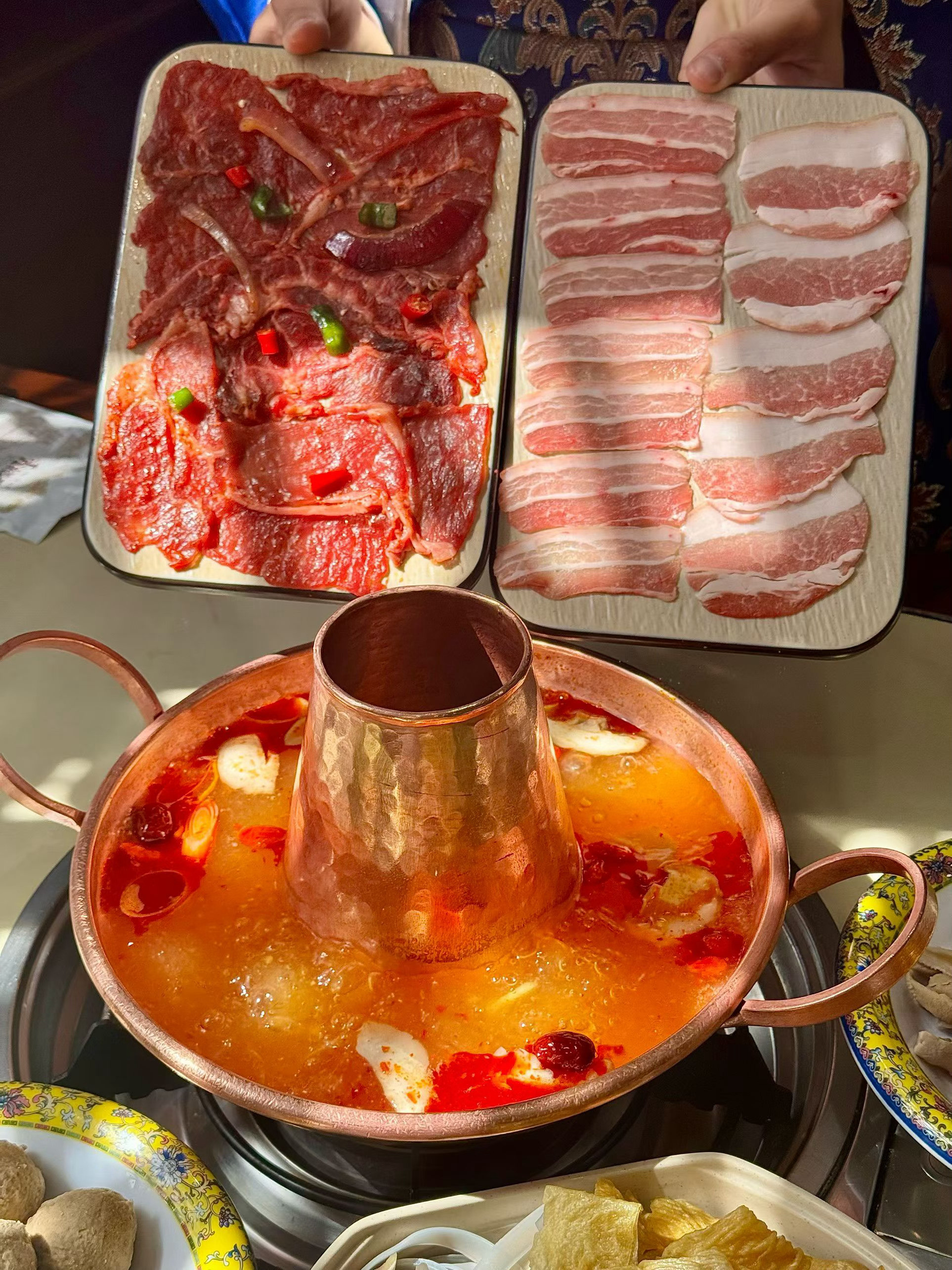 晚饭吃的火锅🍲，你们吃了吗？