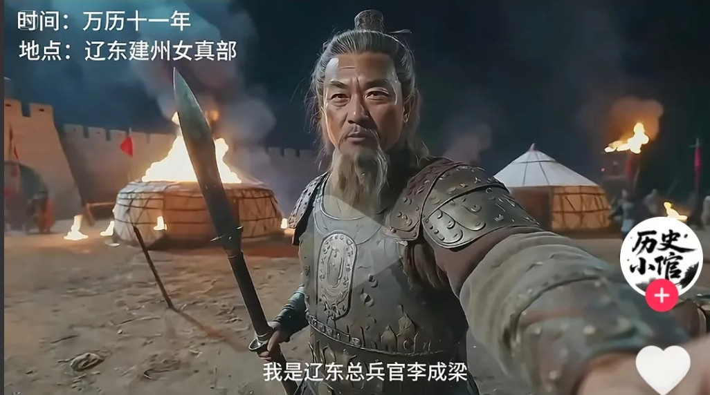 李成梁面前，努尔哈赤本能的害怕！努尔哈赤吹的那么厉害，无非是李大将军，用来邀功