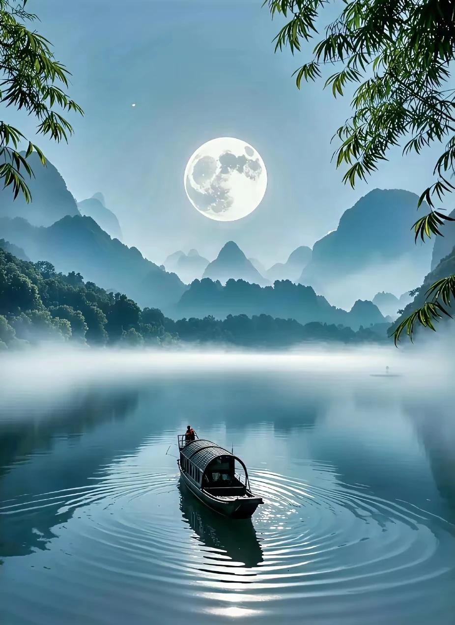 上联：月有圆缺自半型下联：云分聚散各千程