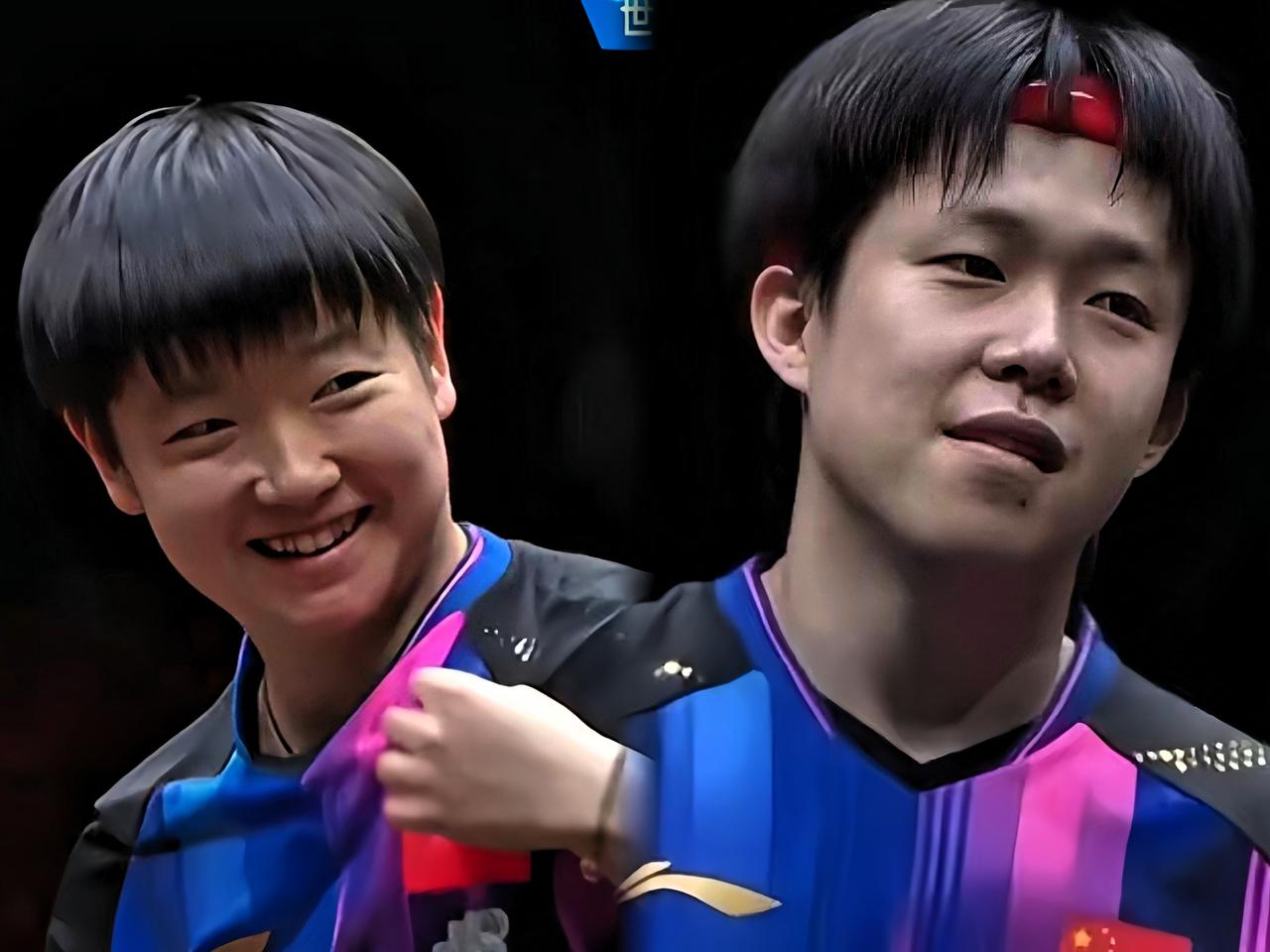 多久没看到莎头组合笑得这么甜了？光是看到这个画面，嘴角就忍不住跟着上扬，