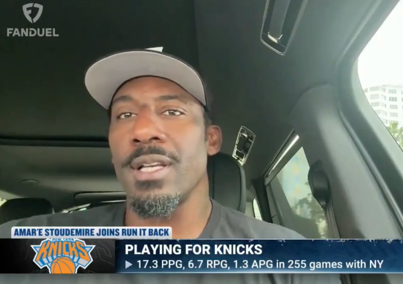 近日，前NBA球员阿马雷-斯塔德迈尔在一档访谈节目中谈到了卡梅罗-安东尼。小斯