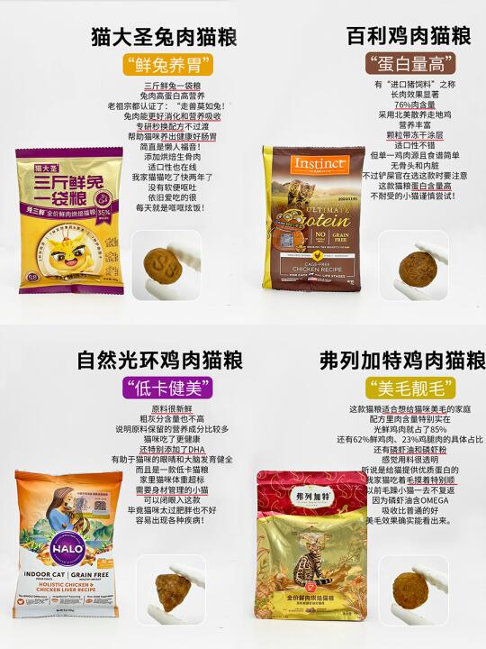 4款热门猫粮推荐|无限回购的真爱系列