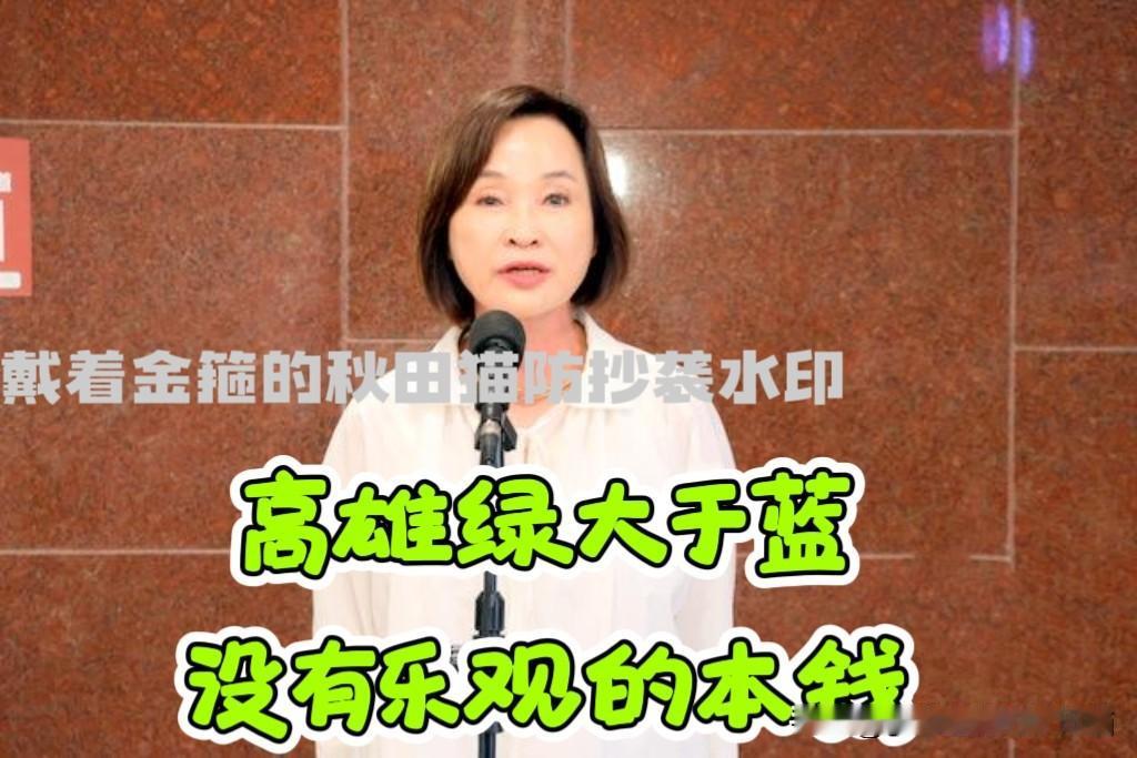 最是清醒柯志恩！民调领先反更紧张？柯志恩直言：高雄基本盘还是绿占优势，一点都不