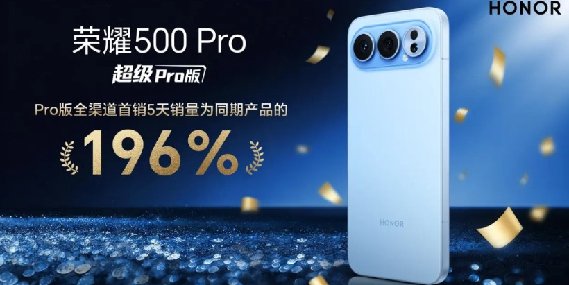 荣耀500Pro才卖了5天，销量已经是同期产品的196％！华为mate80已经瑟
