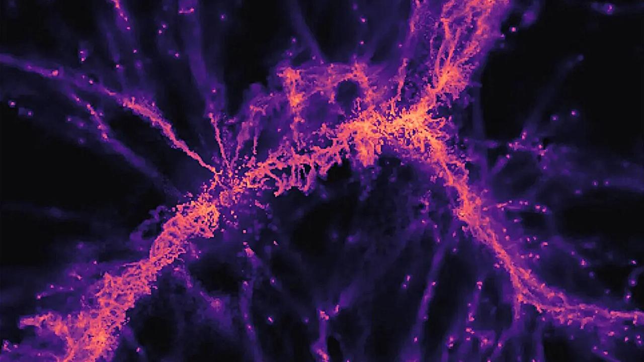 【宇宙巨网：长达300万光年巨丝，正在给星系输血】宇宙不是一片均匀撒开的星海