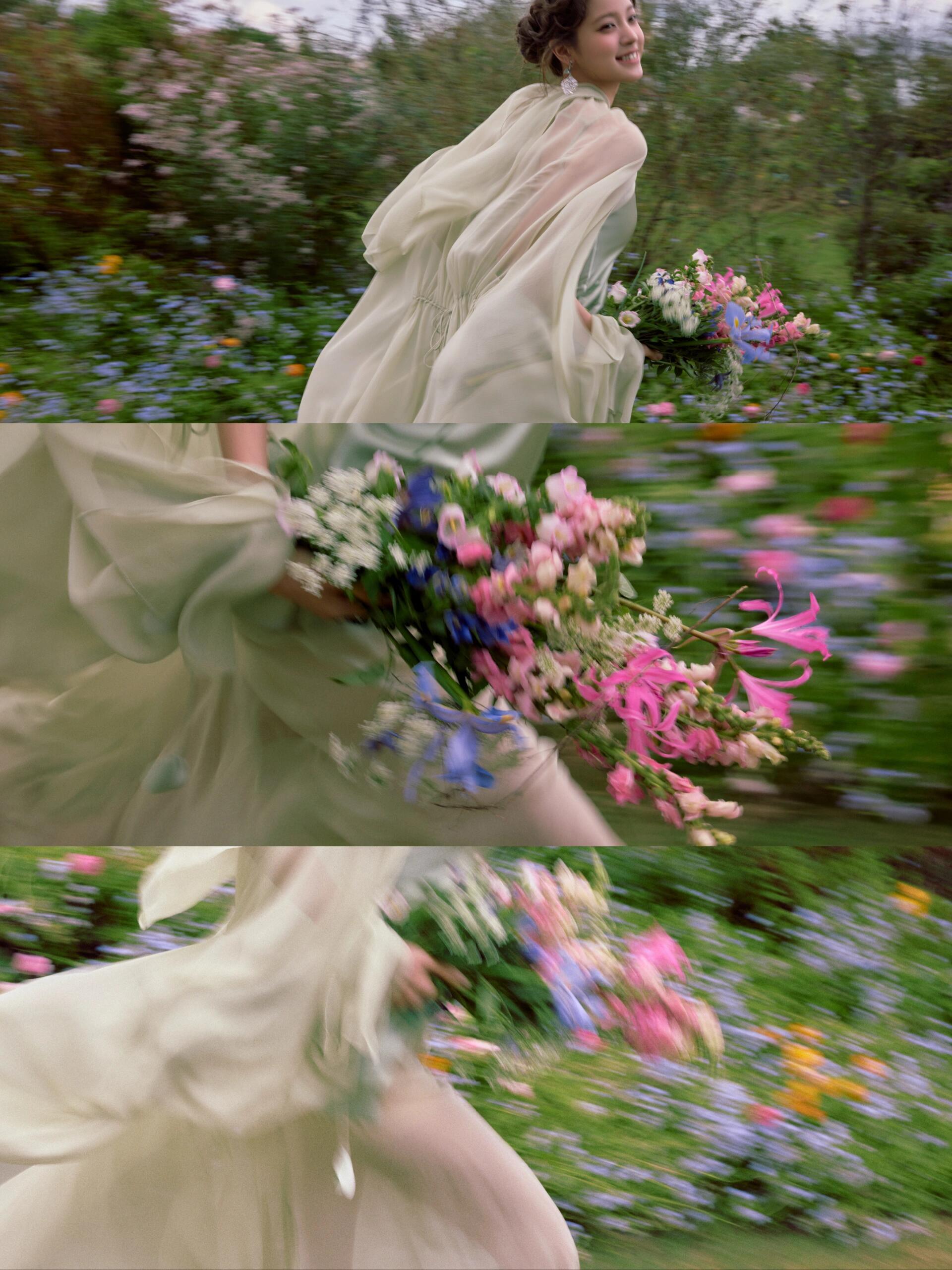 欧阳娜娜Vogue绿野仙踪造型好美，灵动的一朵小花，梦回经典电影场景…​​​