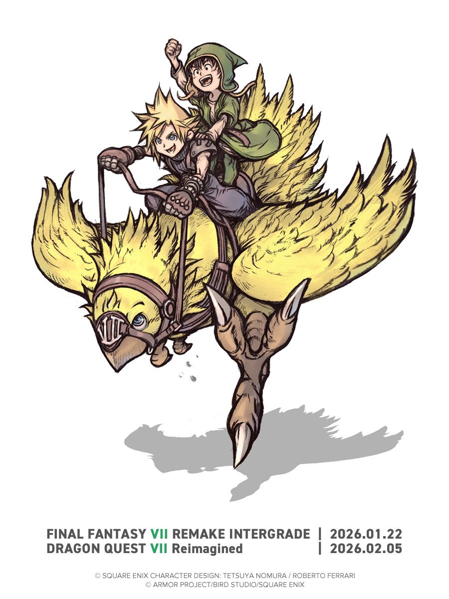 由野村哲也绘制的《最终幻想VIIREMAKEINTERGRADE》与《勇者斗