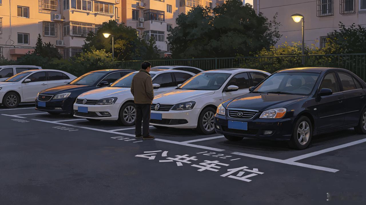 抢占公共车位：公职人员的私德底线不容松懈在居民小区内，所有露天公共车位均为