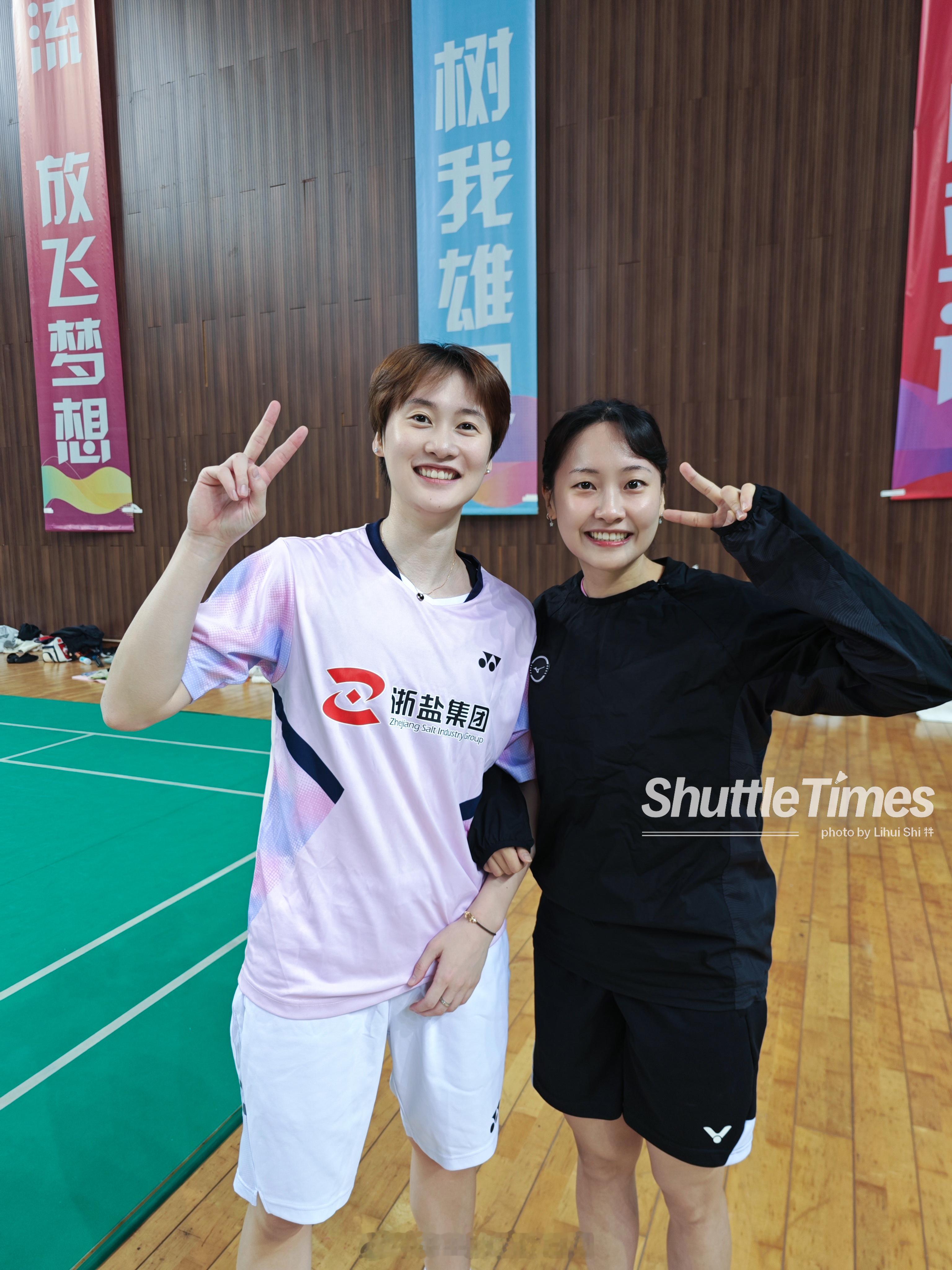 滴！陈雨菲和蔡侑玎热点现场​​​