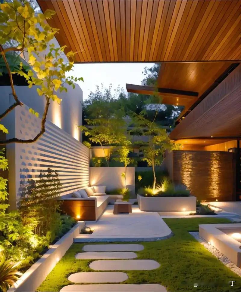 如果你们动手能力强的话，建议你们自己设计自己家的庭院，但是一定要注意一点，庭院里