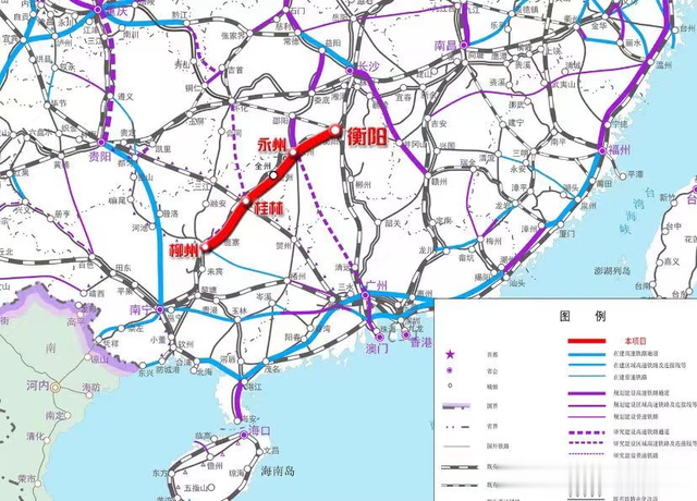 湖南衡阳市规划铁路全解析: 重点就这4条, 南衡高铁可期待!