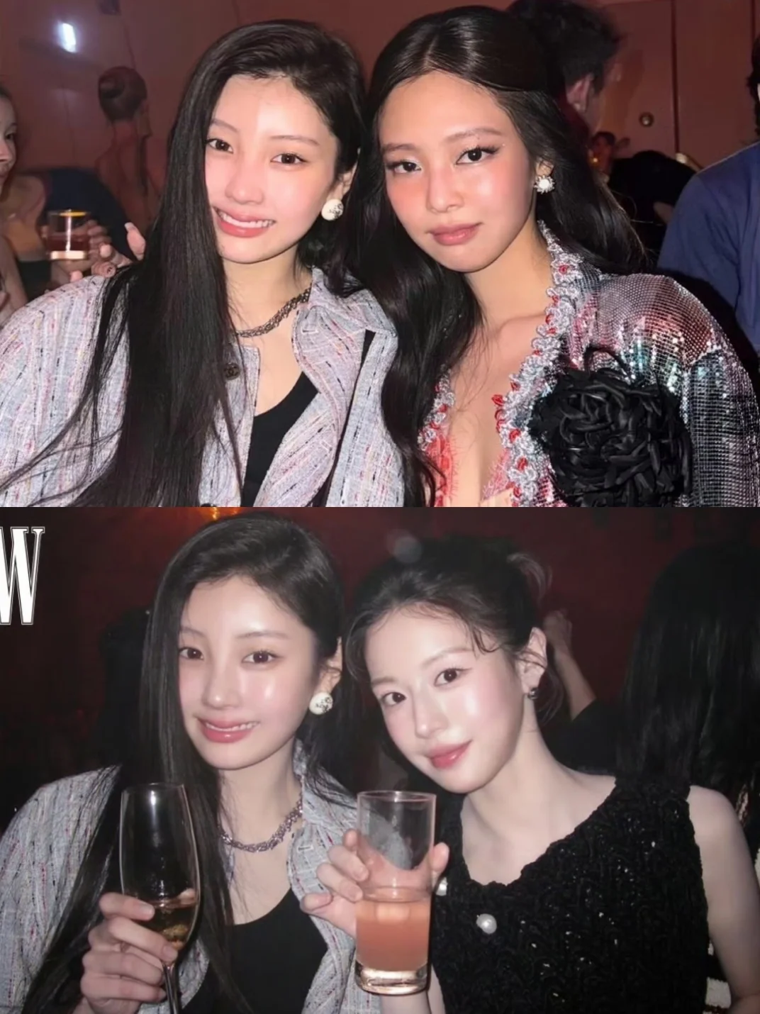 Jennie 李沅禧 高允真在香奈儿同框合照!!!