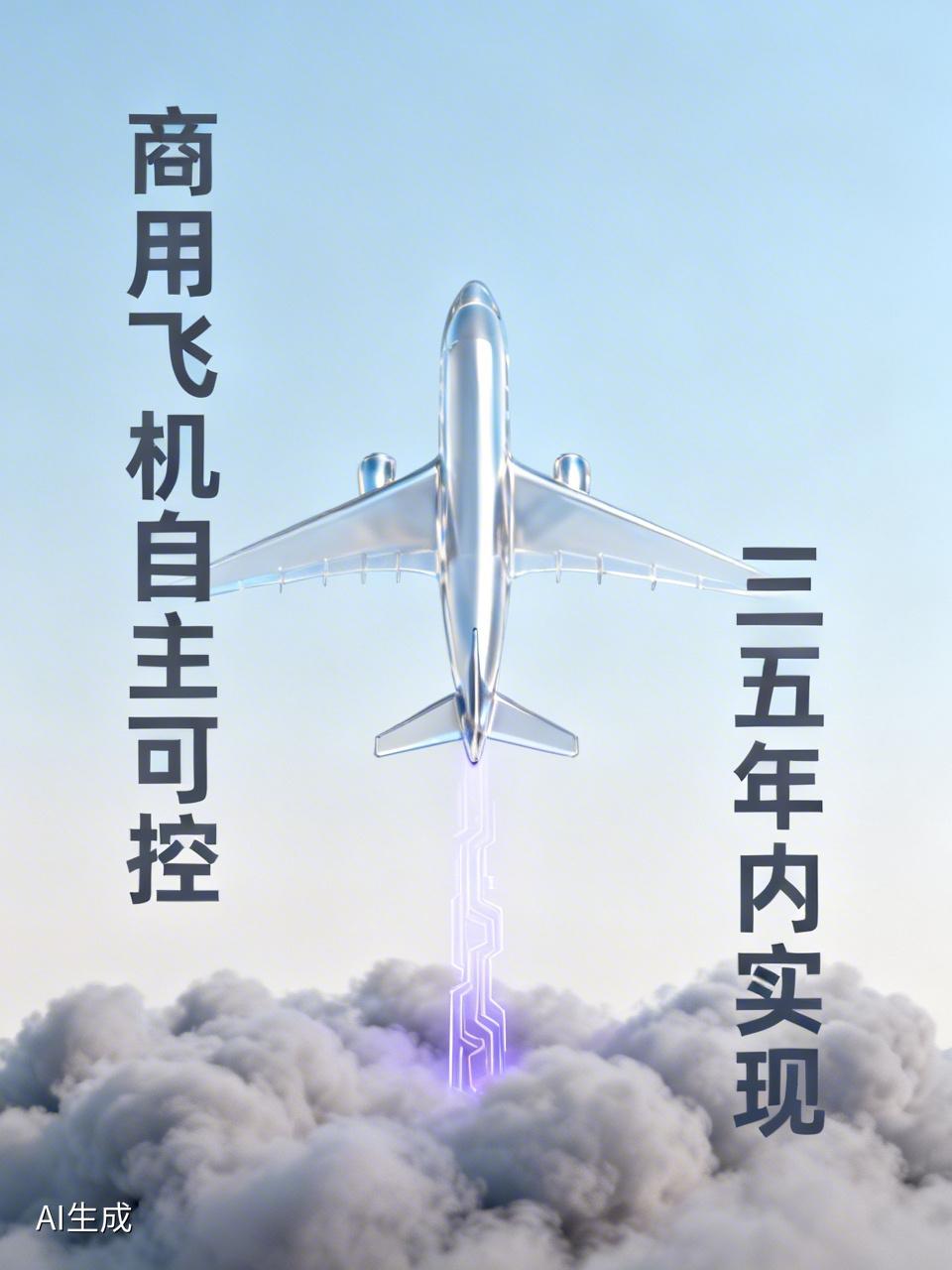 商用飞机什么时候能实现自主可控?三五年内就可实现自主可控感觉商