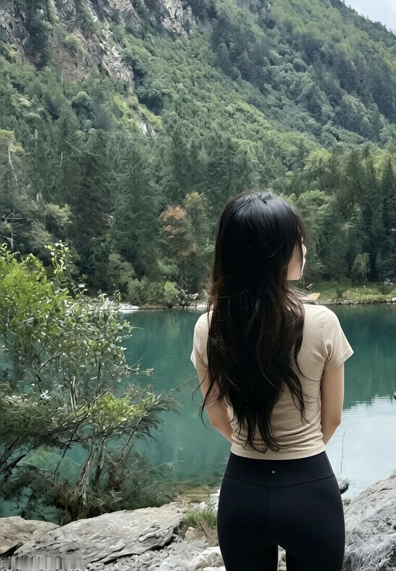 躲进山野偷得浮生半日闲，伴着清冽山风，看碧绿湖水绕着层叠青山静静流淌。满目郁郁葱
