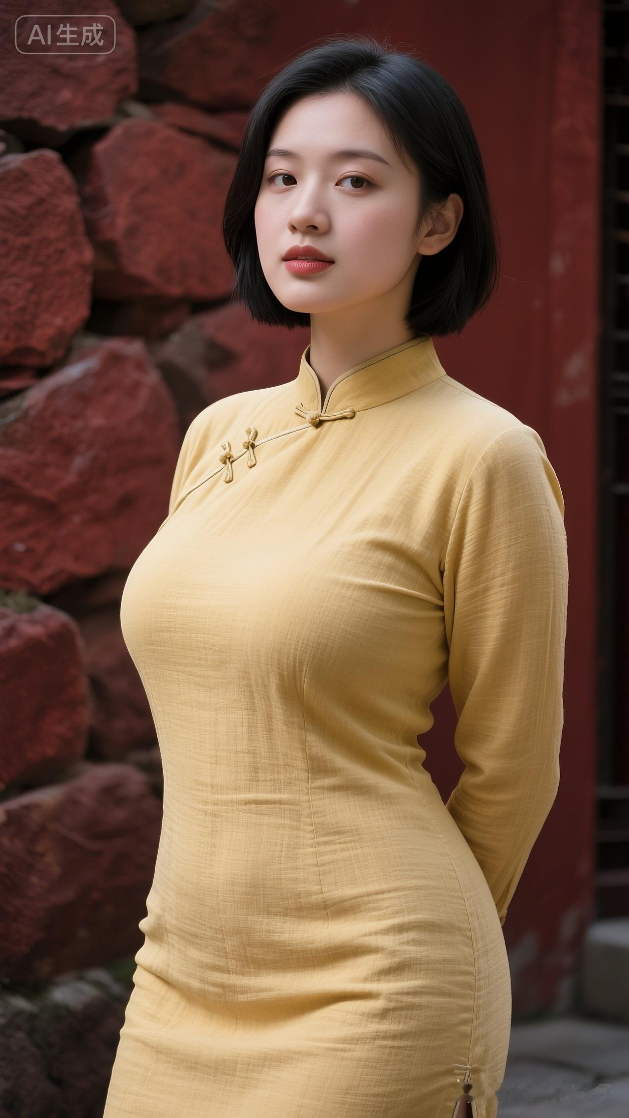 复古旗袍，优雅气质，尽显东方韵味