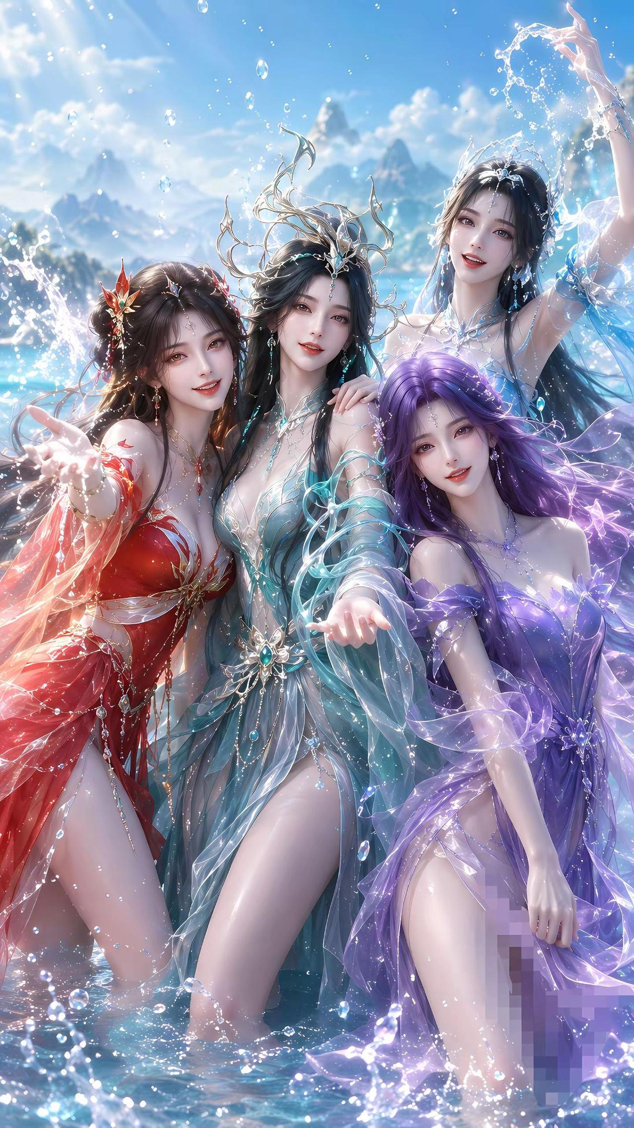 完美世界国漫女神国漫ai创作ai绘画