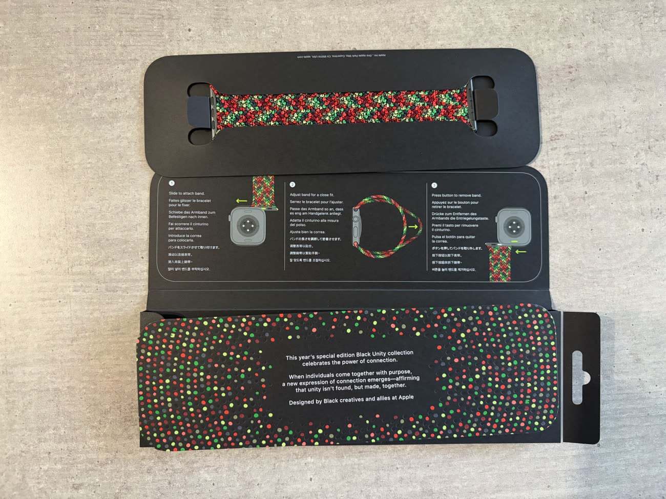 今年苹果黑人团结表带看着像病毒🦠一样黑人的审美是有些特别的……