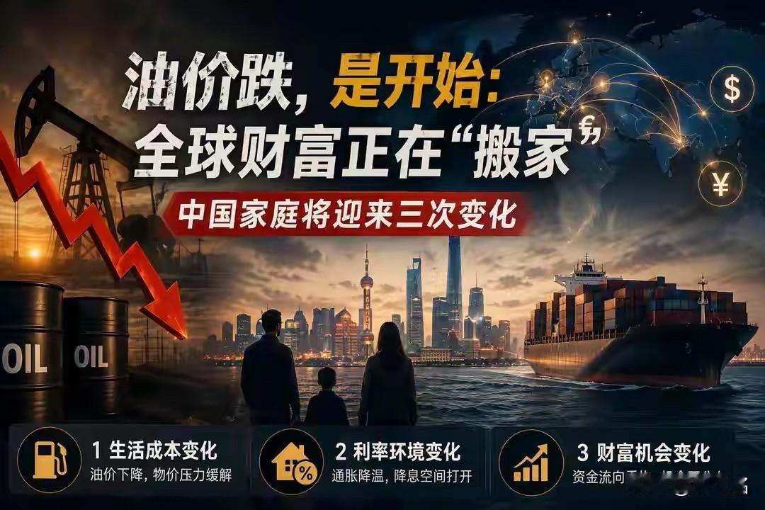 你以为国际油价跌只是"95号汽油每升降一毛五"的事？那你就真把这盘大棋看小了