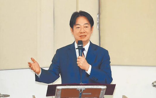 5月18日，赖清德在某播客访谈节目中，出人意料地谈及两岸关系“公司论”。他将两岸