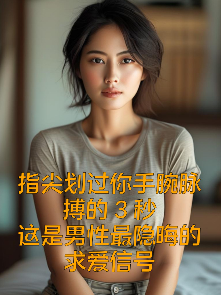指尖划过你手腕脉搏的3秒：这是男性最隐晦的求爱信号