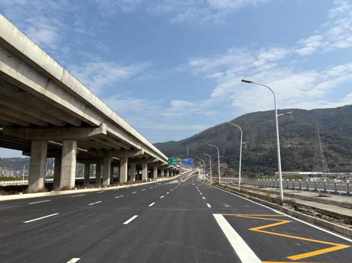 正式通车！长乐⇌福州再添“快速通道”！2月13日，备受关注的营滨路菱形互通工