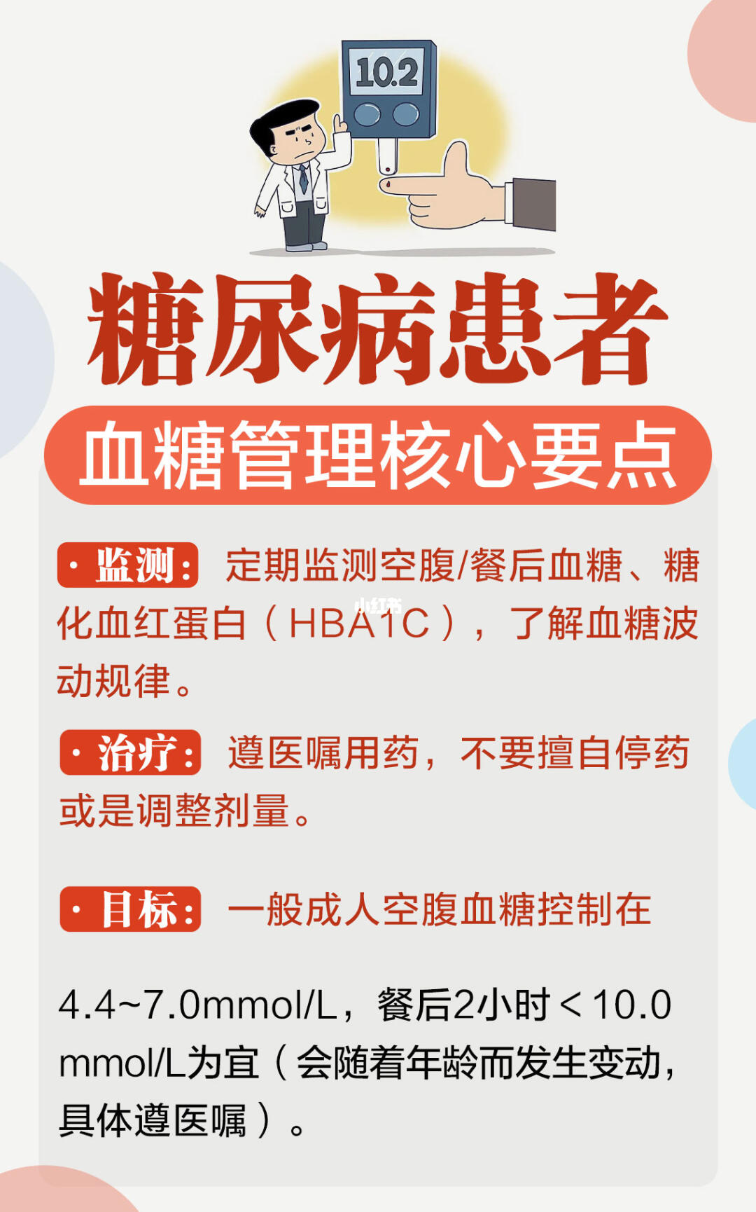 血糖管理3要点 血糖水平，不管是高了、低了或是波动大，对我们的身体都是...