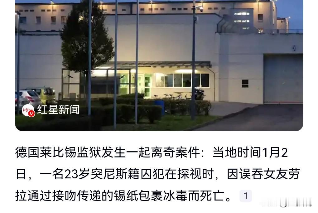 这真的是太离奇，太少见了。当地时间1月2日，德国女子舌下藏毒探监，通过接吻的方