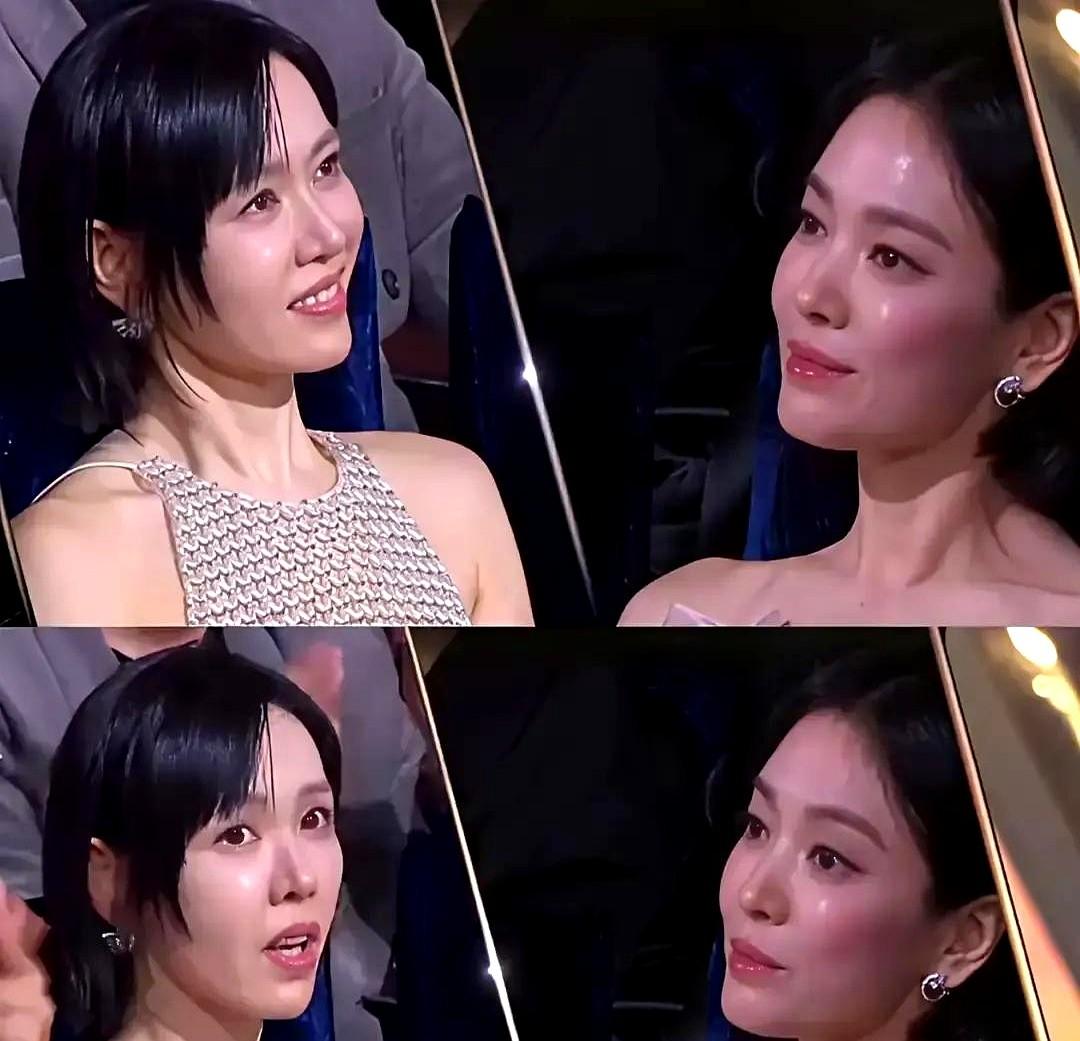 玄彬孙艺珍发糖，热搜主角却成了宋慧乔。这事儿真有点意思。颁奖礼上，玄彬给孙艺