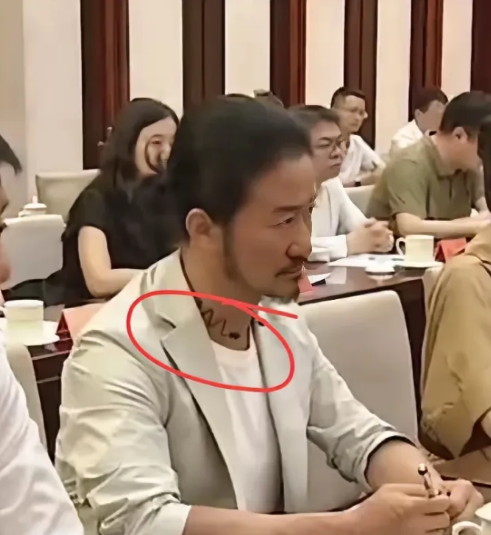 吴京参加会议时被人指责脖子上有“纹身”没想到仔细一看竟是发箍，这价格几块钱
