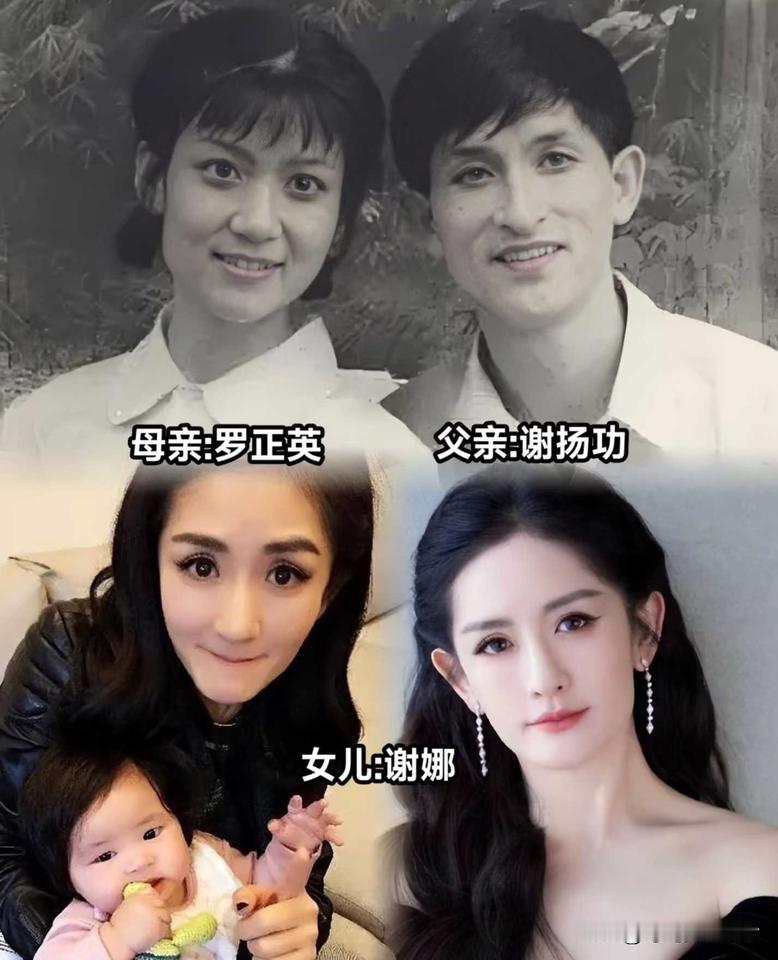 好神奇啊，父母俩各有特色，谢娜全都遗传了。谢娜如今也带着父母上节目，不是为了流