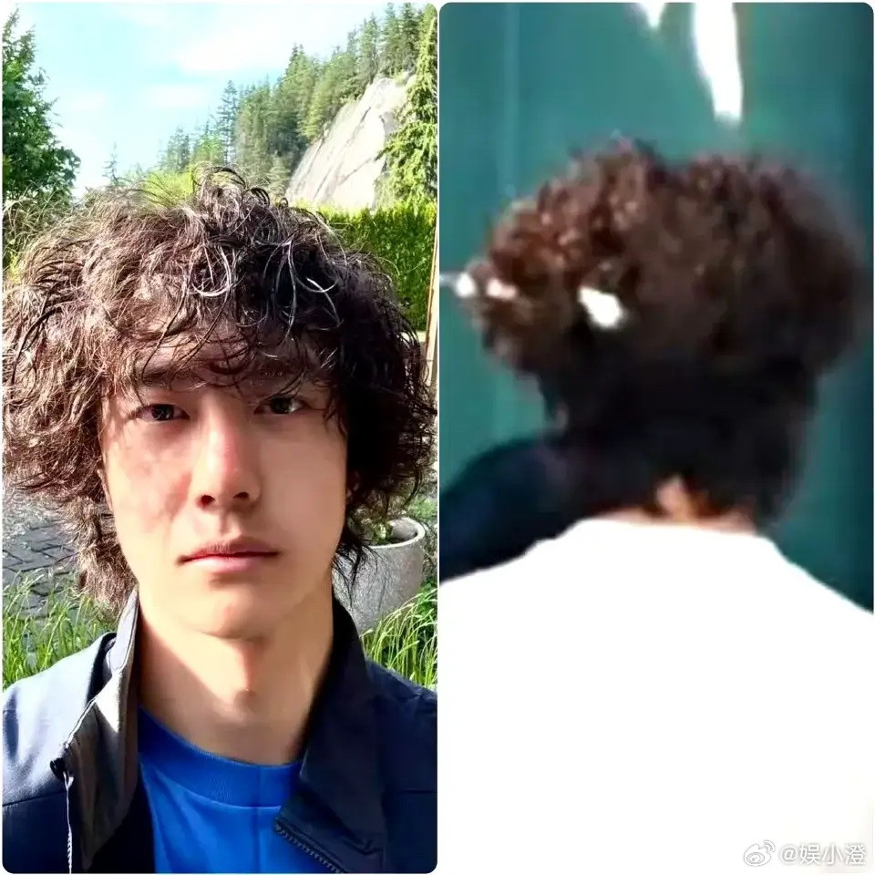 王一博这新发型真挺有特色的[捂脸哭]，一眼看去差点没认出来，但仔细一瞧，嘿，跟他前