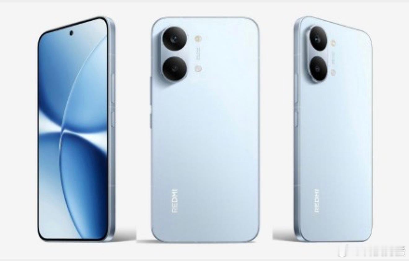 红米Turbo5Max外观来了，是我喜欢的极简风，眉清目秀的，蓝色也调的好好看